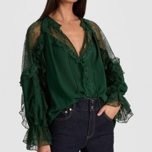 Alice & Olivia Aleene Shirt Size XL